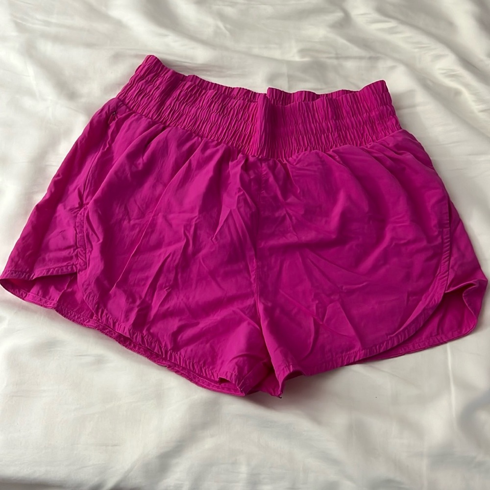 All in motion Pink athletic shorts with mesh liner and pockets